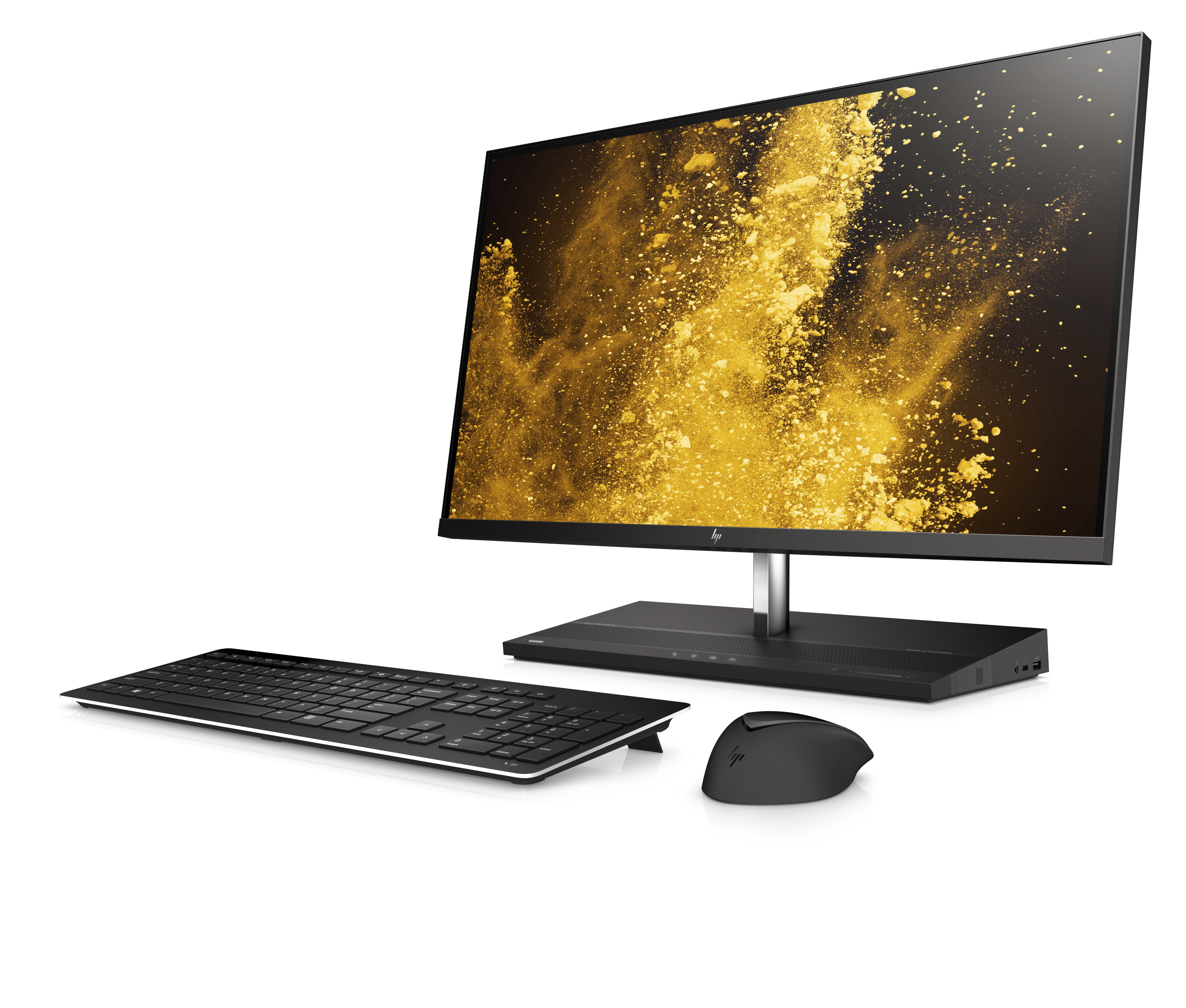 4PD88EA#ACB eliteone 1000 g2 aio nt 27" 27"(3840x2160 ips (матовый))/intel core i7 8700(3.2ghz)/16384mb/512ssdgb/bt/wifi/war 3y/w10pro + wireless slim kbd & mouse HP Santreyd  - Вид №1