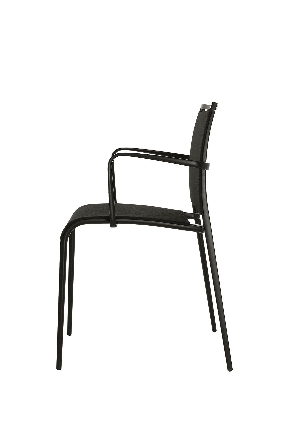 Штабелируемый садовый стул из синтетического волокна с подлокотниками Desalto песок ARCH-00152763 - Вид №1