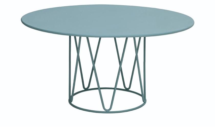 iSimar Круглый садовый стол из оцинкованной стали Lagarto 9254 9255 9256 9257 9258 - Вид №1