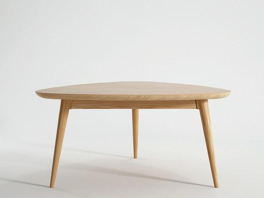 KARPENTER Треугольный деревянный журнальный столик для гостиной Vintage sun-id-1477928 - Вид №2