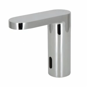 В ОТЕЛЯХ - Электронный смеситель для раковины с одним входом воды 3/8 "штуцерами, аэратором" плюс ", без выталкивающих сливов. Батарея 3 В. Расход 5 л / мин при 3 барах.  Hotels NOKEN 100114431  CHROME