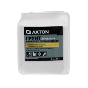 Грунт глубокого проникновения Axton, 5 л