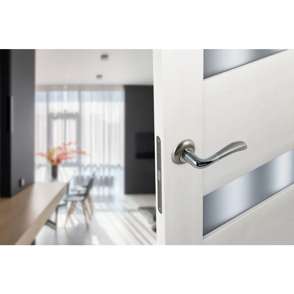 Дверные ручки EDSON для межкомнатных дверей в стиле никель 85168593 STLM-0059341 - Вид №5