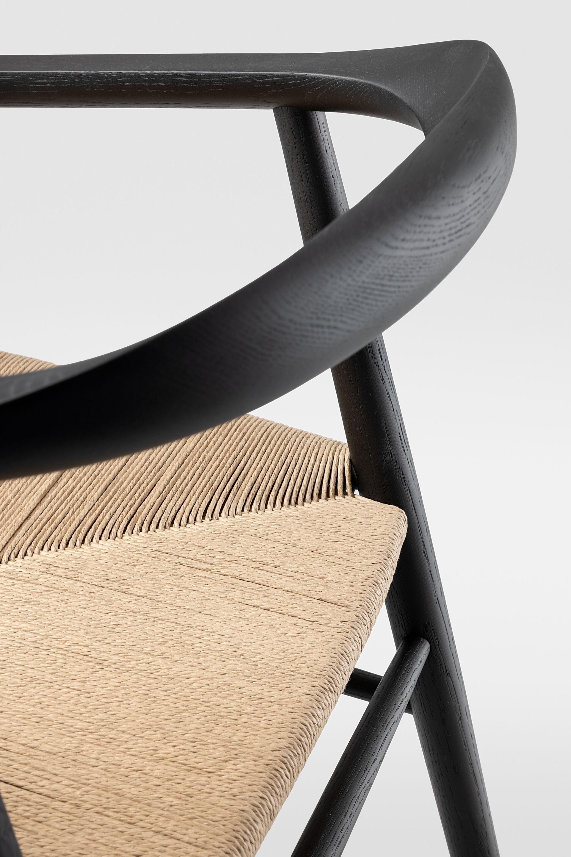 Деревянный стул с подлокотниками ZEITRAUM Кожа ARCH-00020084 - Вид №6