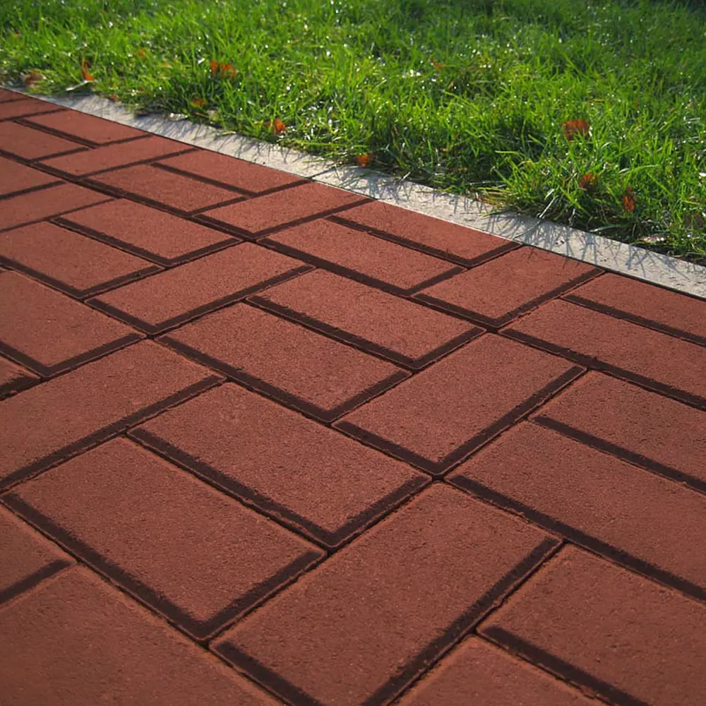 Плитка тротуарная Призма 200x100x60 мм цвет терракотовый 83111614 STLM-2159862 Santreyd  - Вид №2