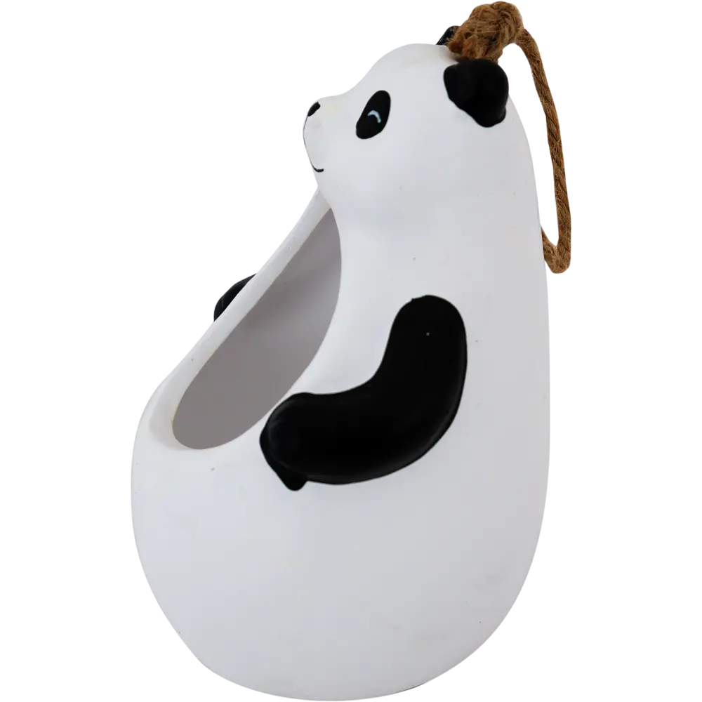 Кашпо-кактусник 10.5x10x13 см v0.15 л керамика чёрный/белый GARDMAX STLM-2126759 - Вид №2