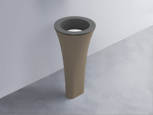 AMLA45-CM+AMPILT-BL+AMCOLT-AN Раковина Amedeo Tondo отдельностоящая cielo Enjoy + Amedeo