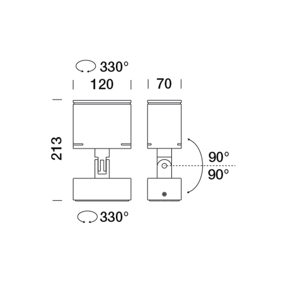 8820261 Проектор Platek TARGET MEDIUM Proiettore  TARGET MEDIUM Floodlight - 8 LED 4000K 9°  - Вид №6