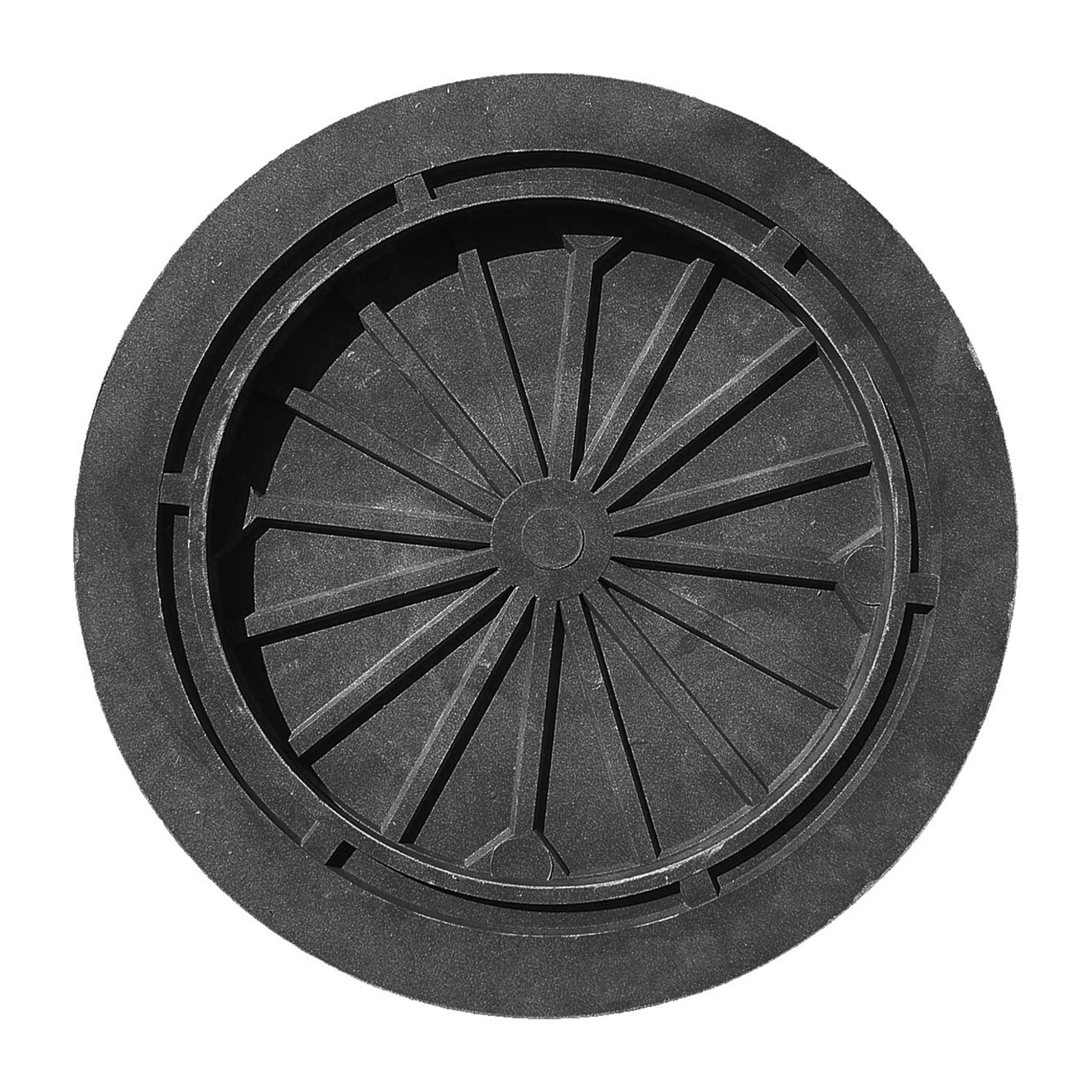 Полимерпесчаный люк Santreyd для колодцев диаметром 580 мм 82382829 STLM-0026044 - Вид №3