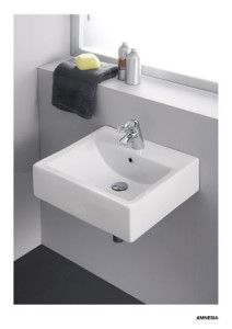 A007 Накладная раковина на столешницу  прямоугольная Neroceramica BASINS