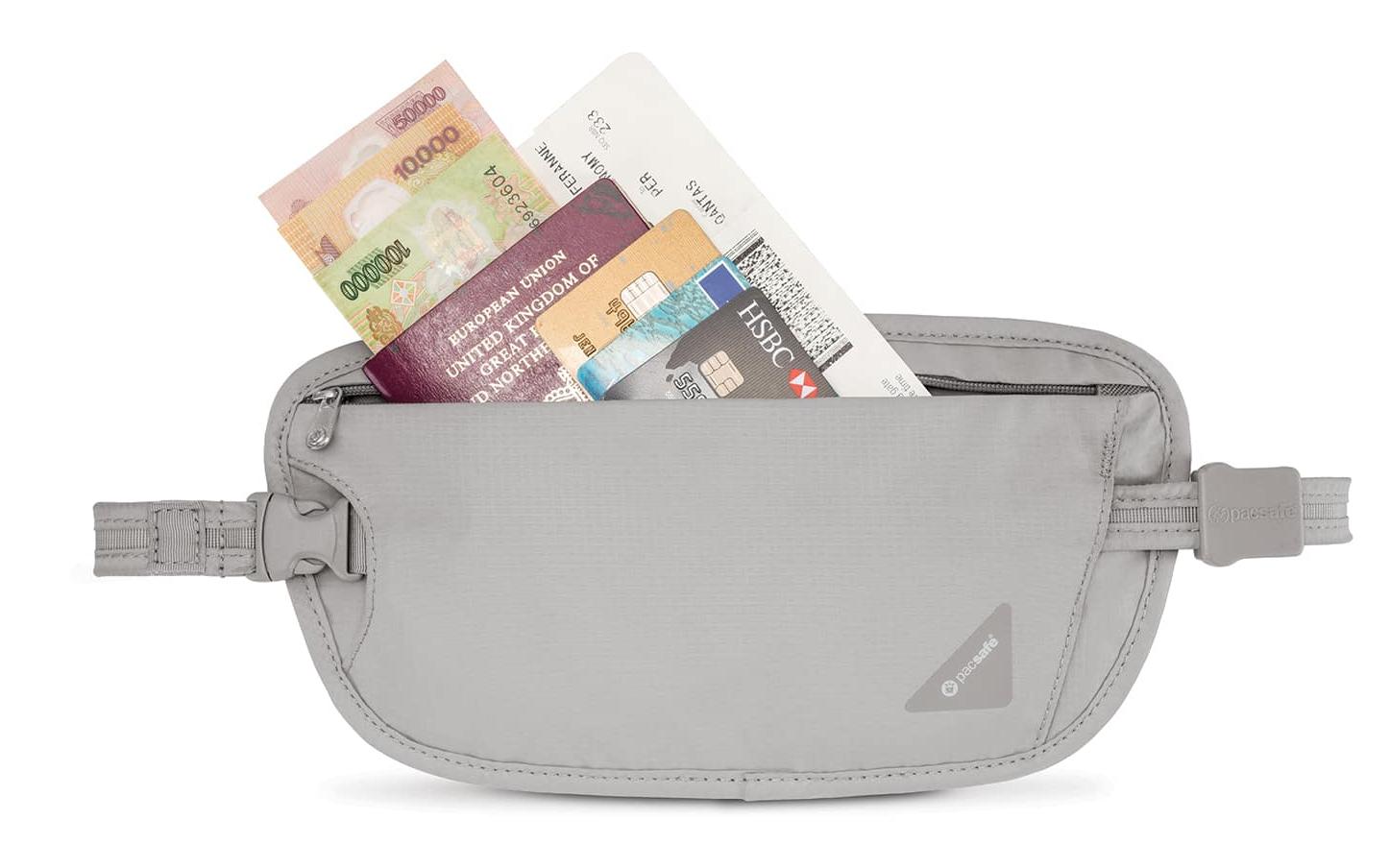 10153100 Сумка-кошелек на пояс 10153 X100 Anti-theft RFID Blocking Waist Wallet PacSafe Coversafe  - Вид №1