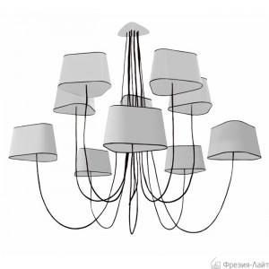 Designheure Lustre 10 Petit Nuage Blanc bordure noir люстра подвесная