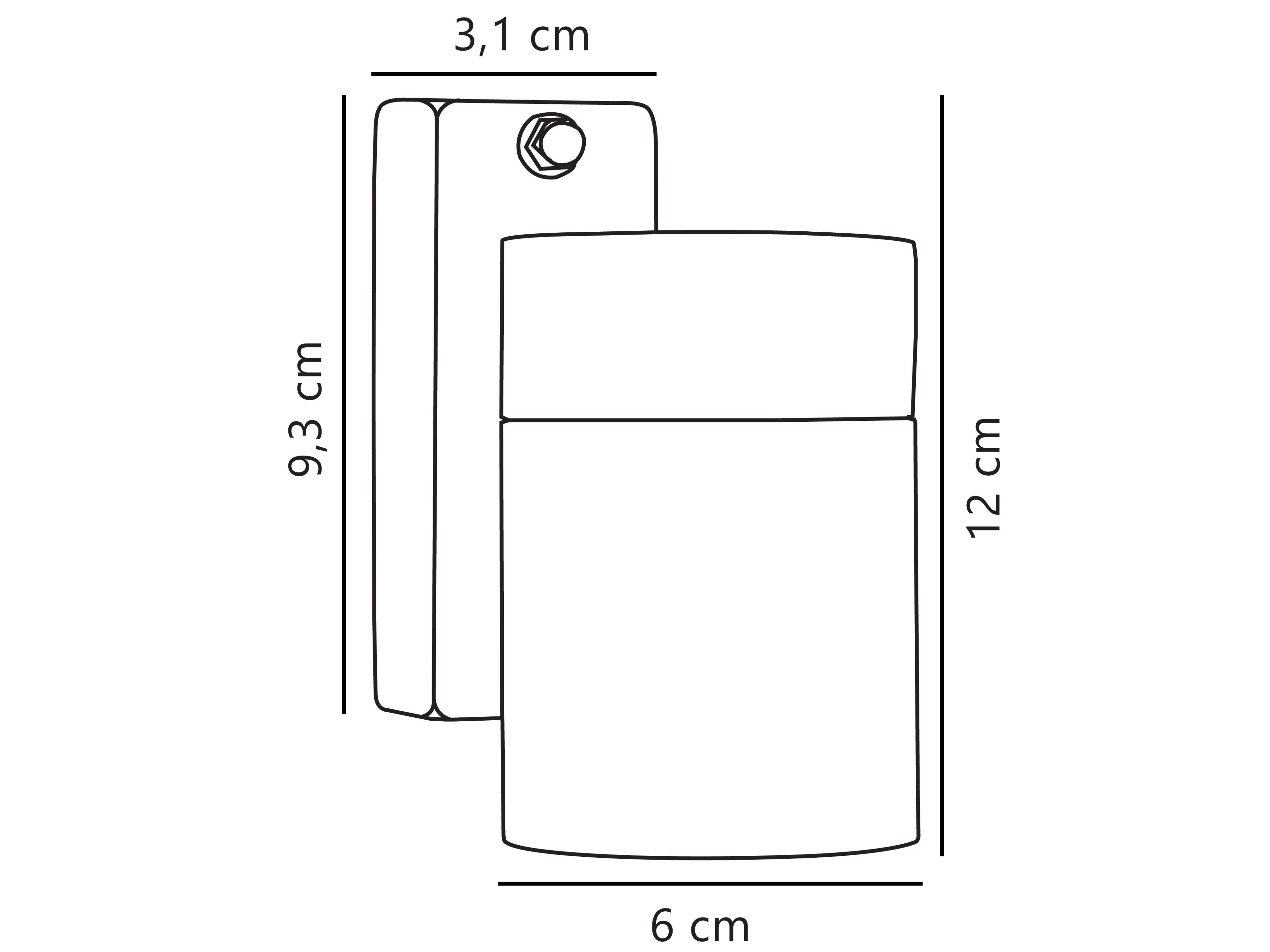 Металлическая наружная настенная лампа Nordlux Tin ARCH-00104807 - Вид №2