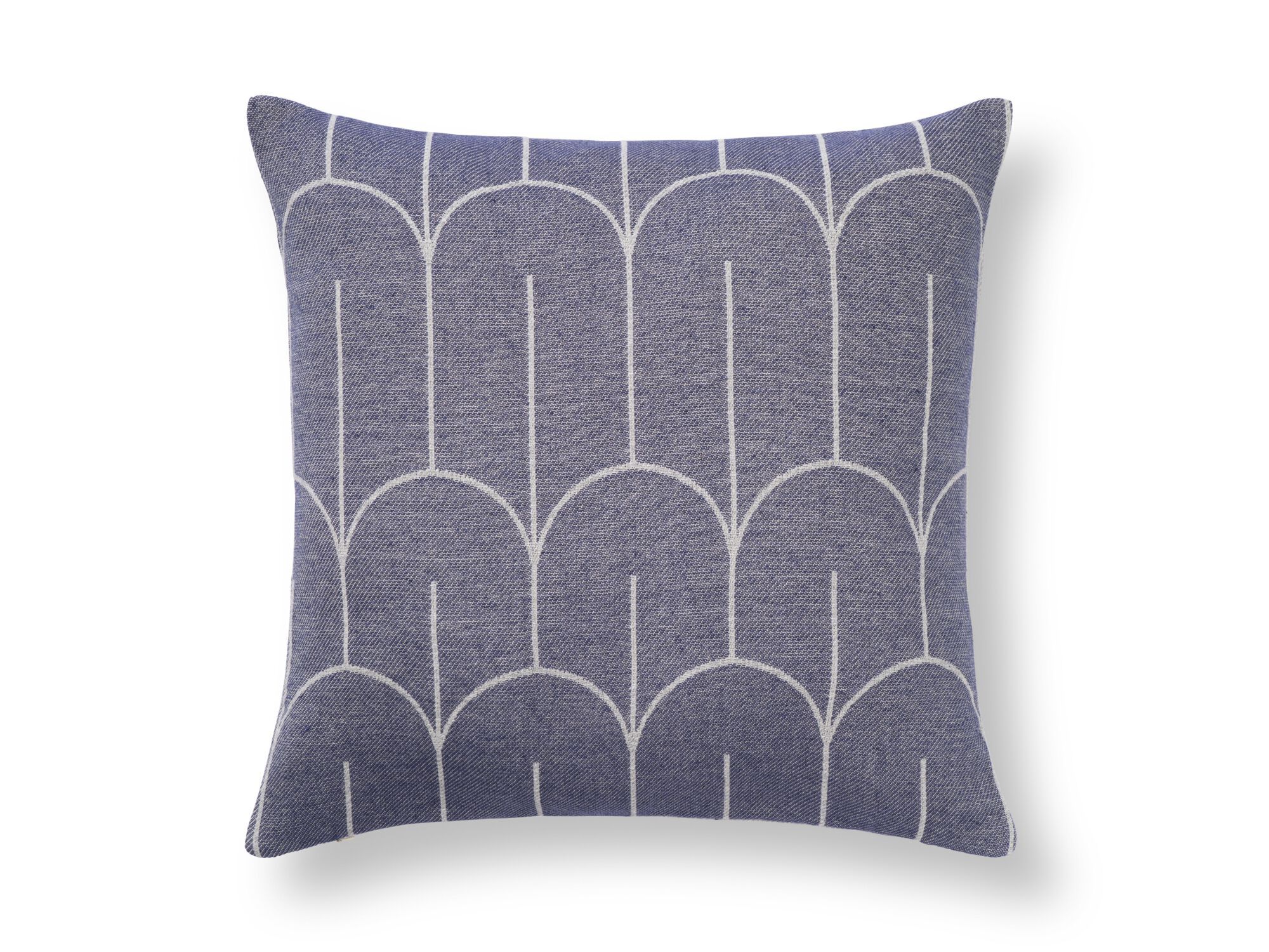 Квадратная подушка из хлопка с геометрическим рисунком Case Весы ARCH-00077967 - Вид №1