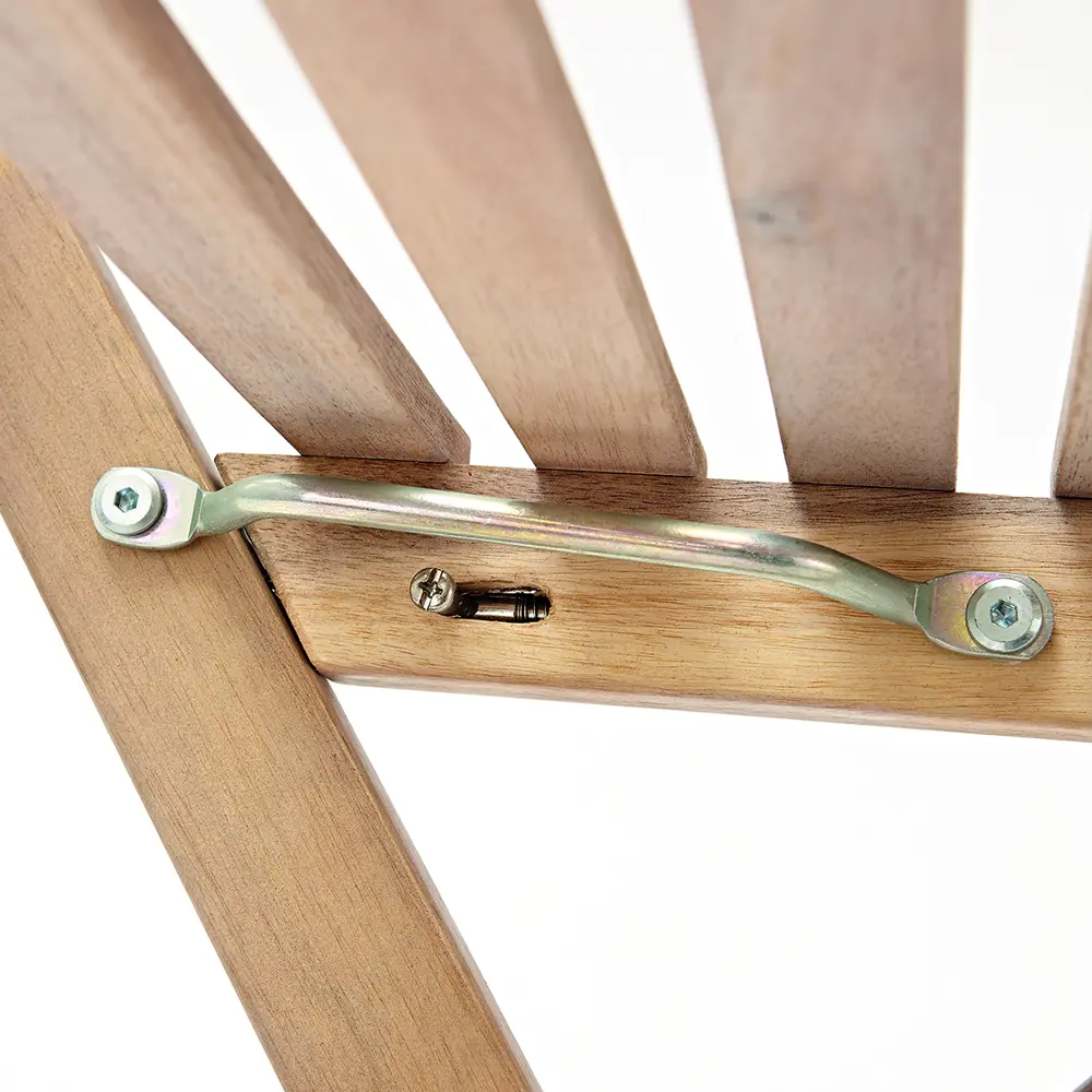 Набор садовой мебели Naterial Origami складной акация: стол и 2 стула STLM-2011954 - Вид №10