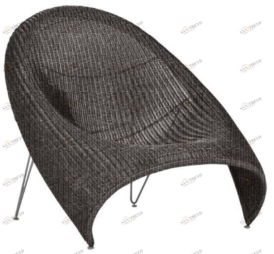 JANUS et Cie Кресло из ротанга Fibonacci sun-id-1358774