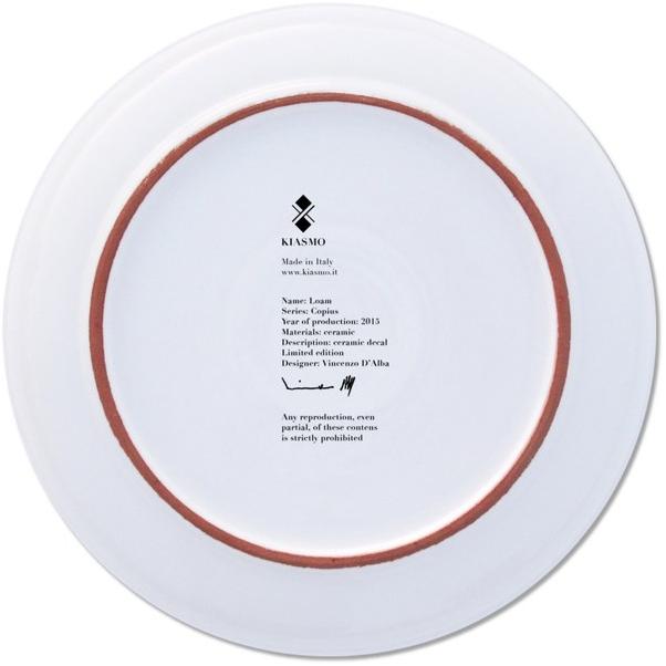 Kiasmo Керамическая тарелка Copius 2015kddcopl - Вид №2
