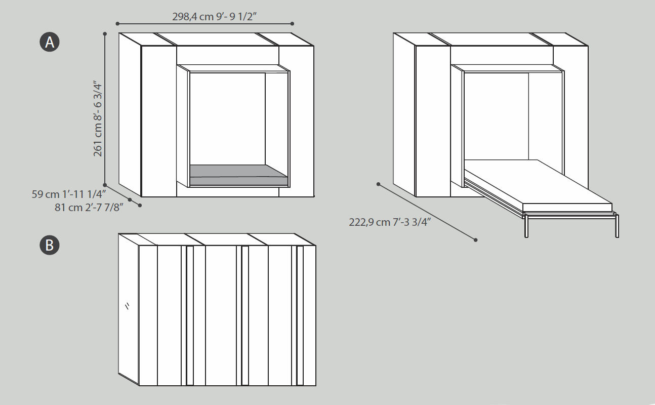 Композиция из модулей  TUMIDEI 280  - Вид №2