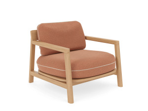 Садовое кресло из тикового дерева с подушками Sunbrella