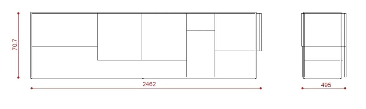 Шкаф с распашными дверями Moca Framed ARCH-00142936 - Вид №4