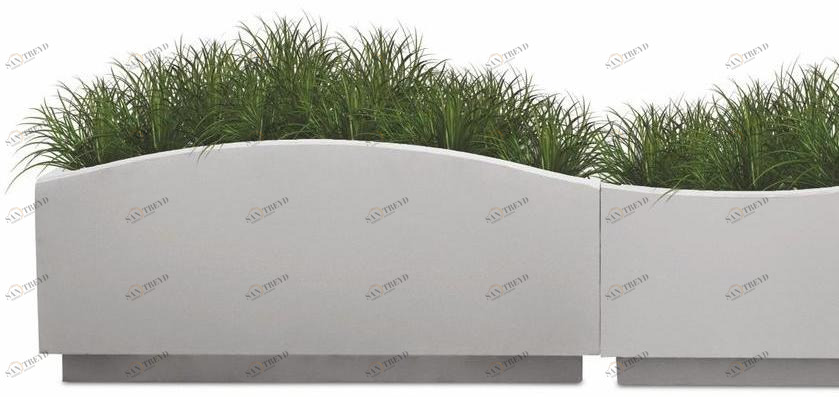 ACL Прямоугольная кашпо для общественных мест Arredo urbano sun-id-1353262