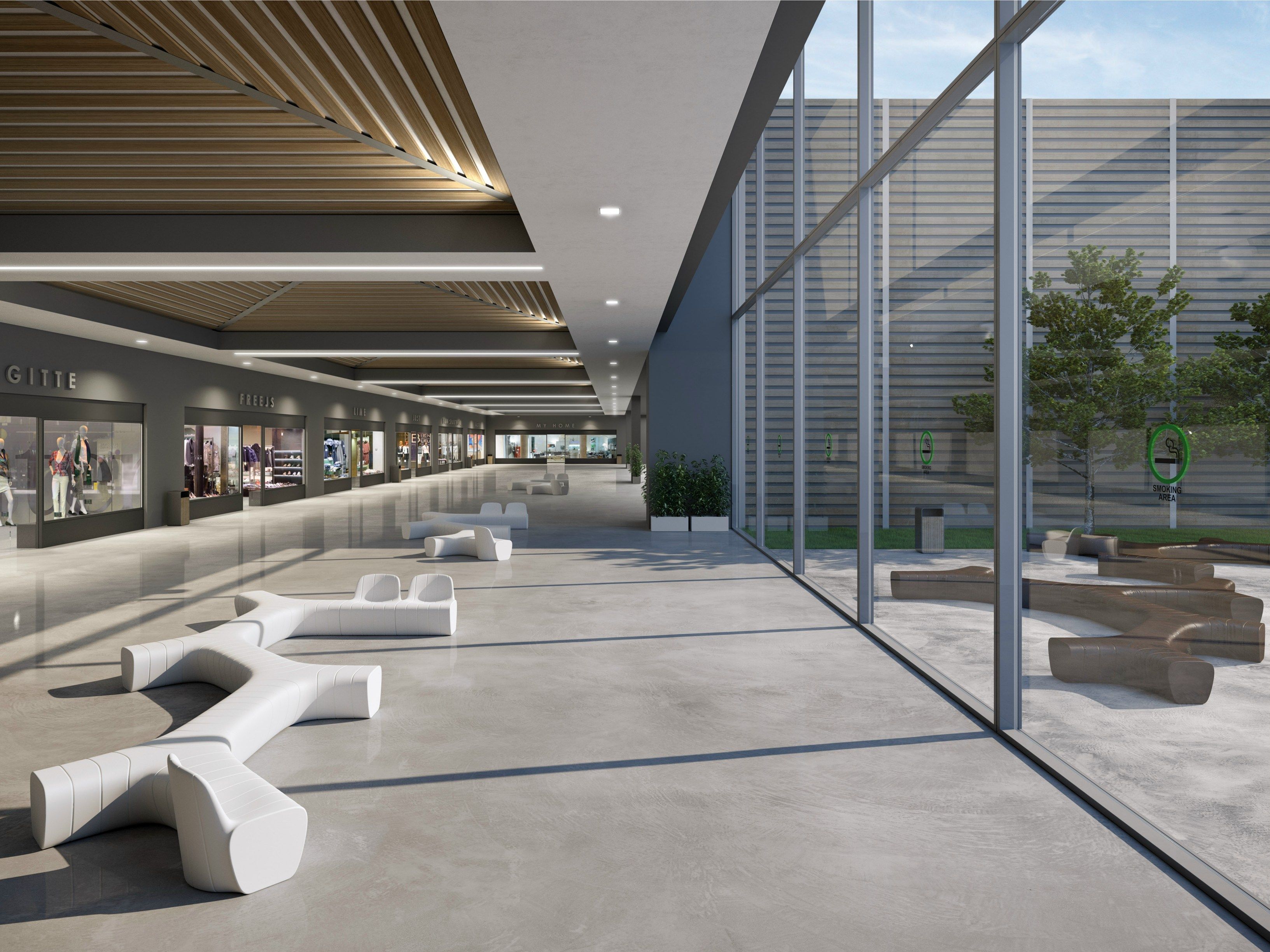 Модульная скамейка из полиэтилена PLUST Jetlag ARCH-00031168 - Вид №5