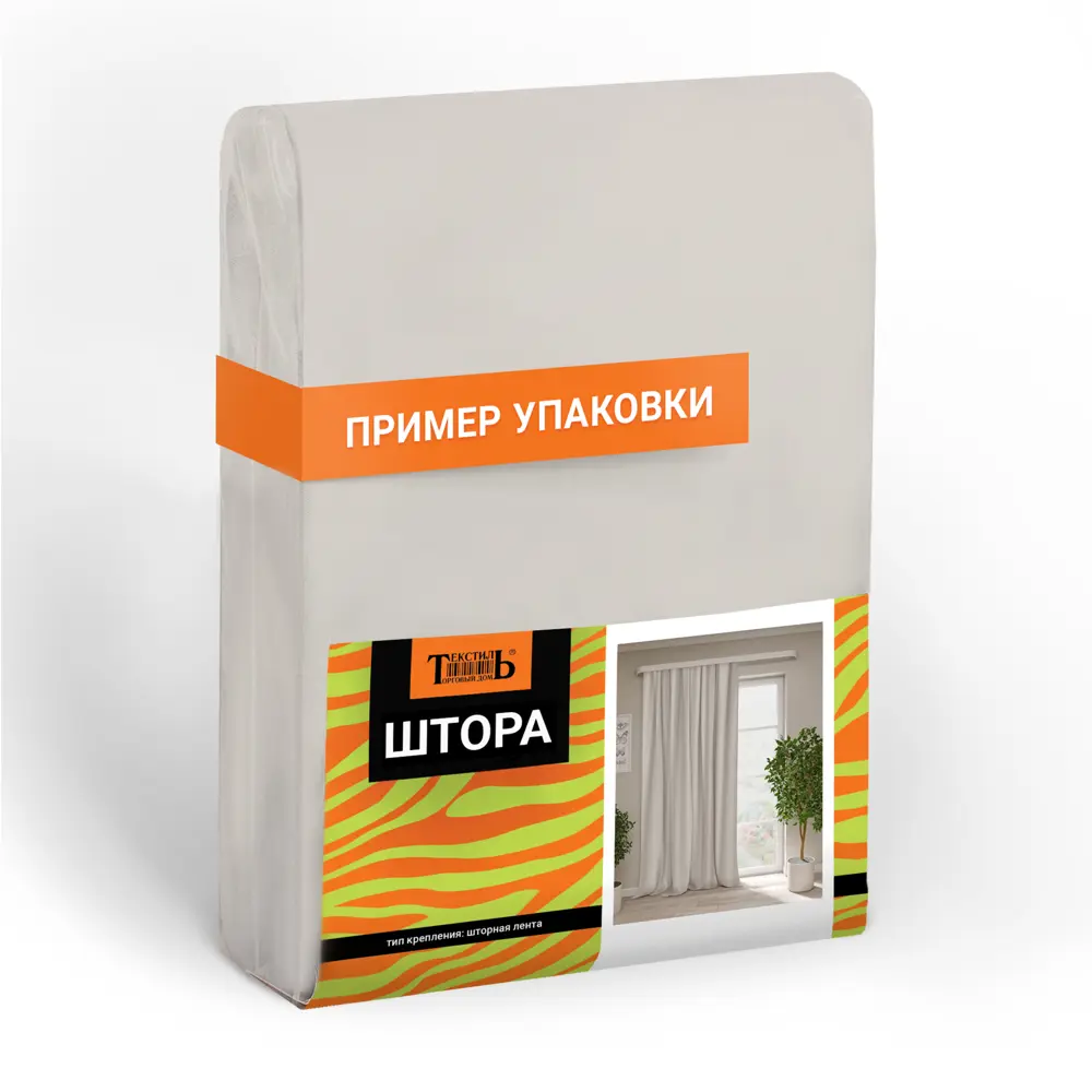 Штора на ленте Сияние 200x280 см цвет светло-бежевый 89429974 STLM-2014741 Santreyd  - Вид №11