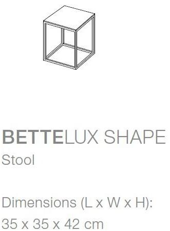 Bette Табурет для ванной из стали и дерева Bettelux shape sun-id-1489364 - Вид №4