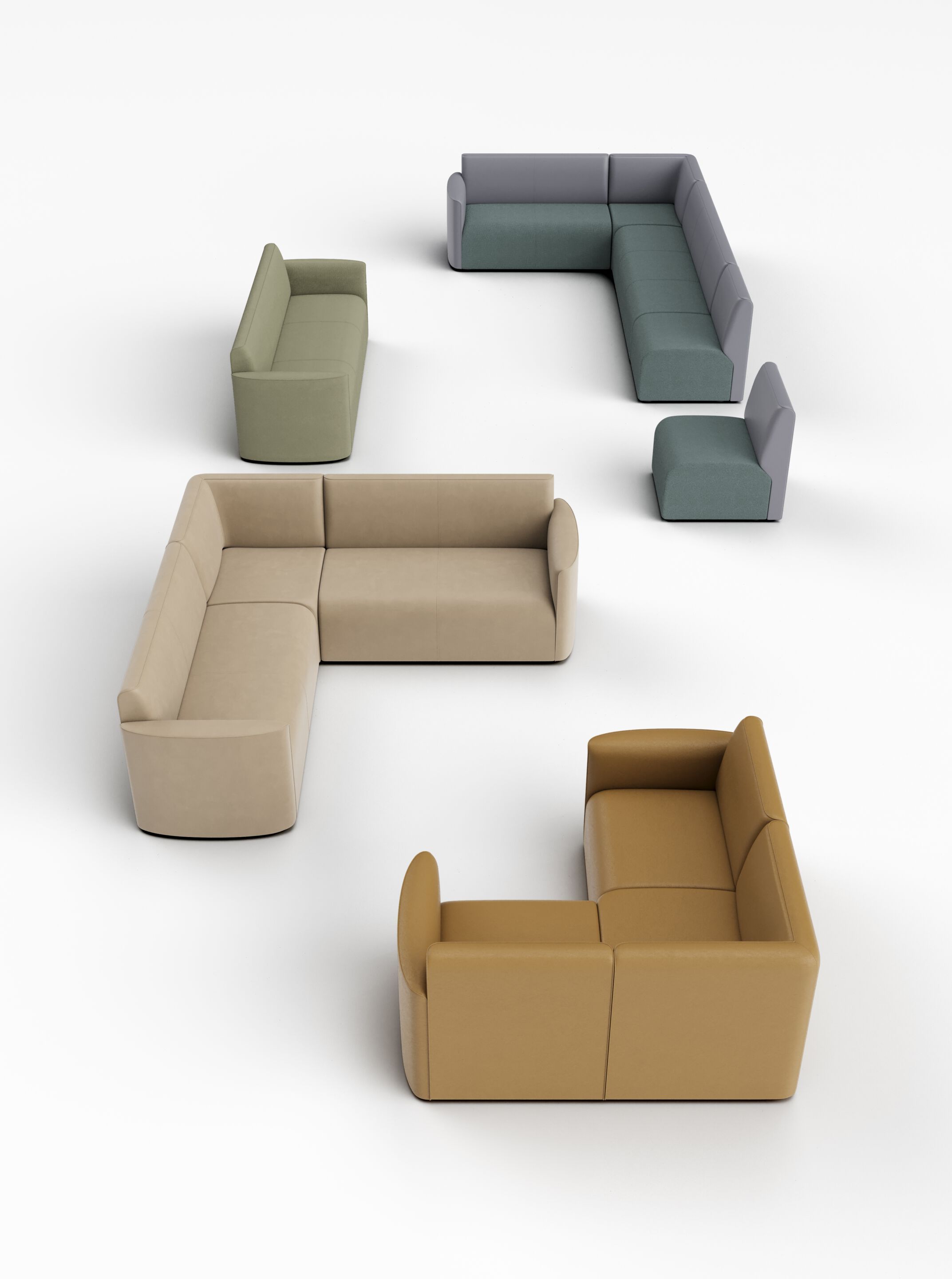 2-местный кожаный диван Kastel Kermess ARCH-00056130 - Вид №1