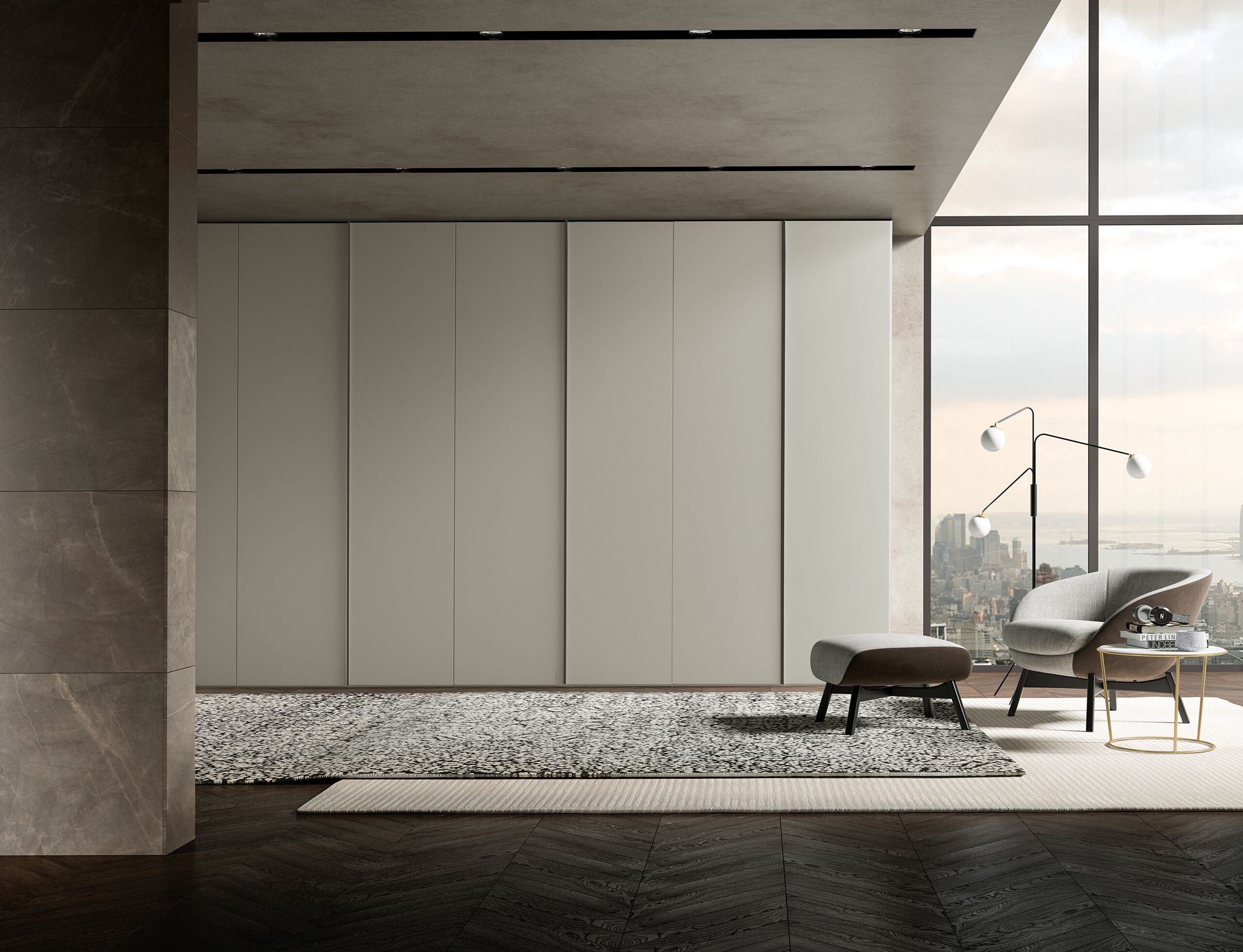 Деревянный секционный угловой шкаф Adok Интермеццо ARCH-00077151 - Вид №1