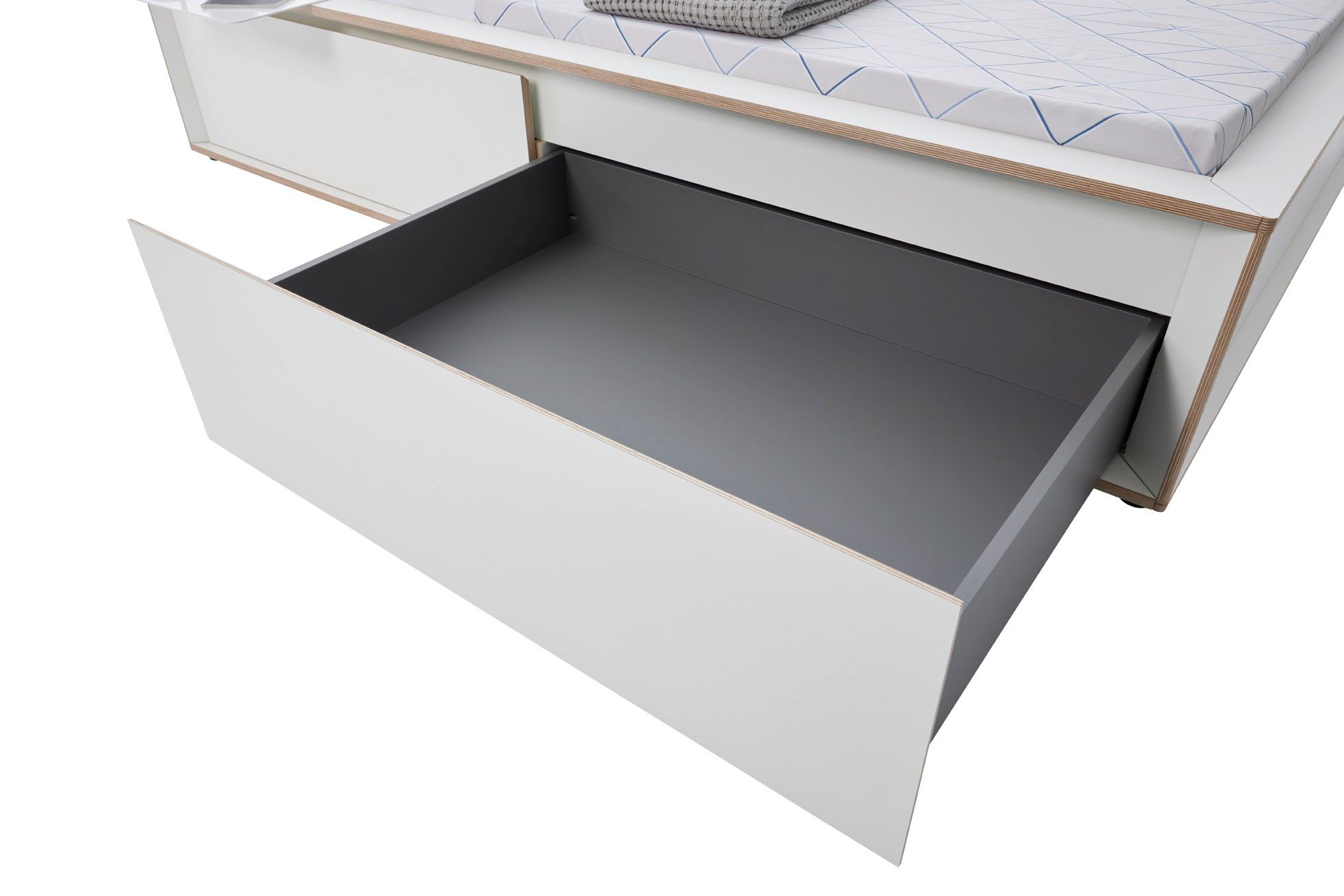 Односпальная кровать для хранения в фанере Müller Small Living SPAZE ARCH-00083318 - Вид №12