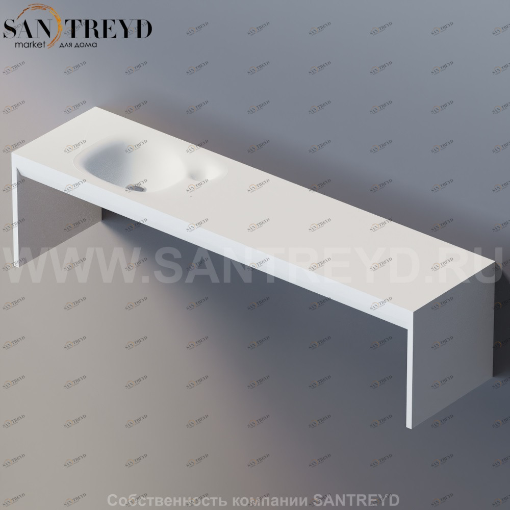 AEVONFNII1Z200EX Накладная раковина на столешницу  овальная Agape Evoluzione