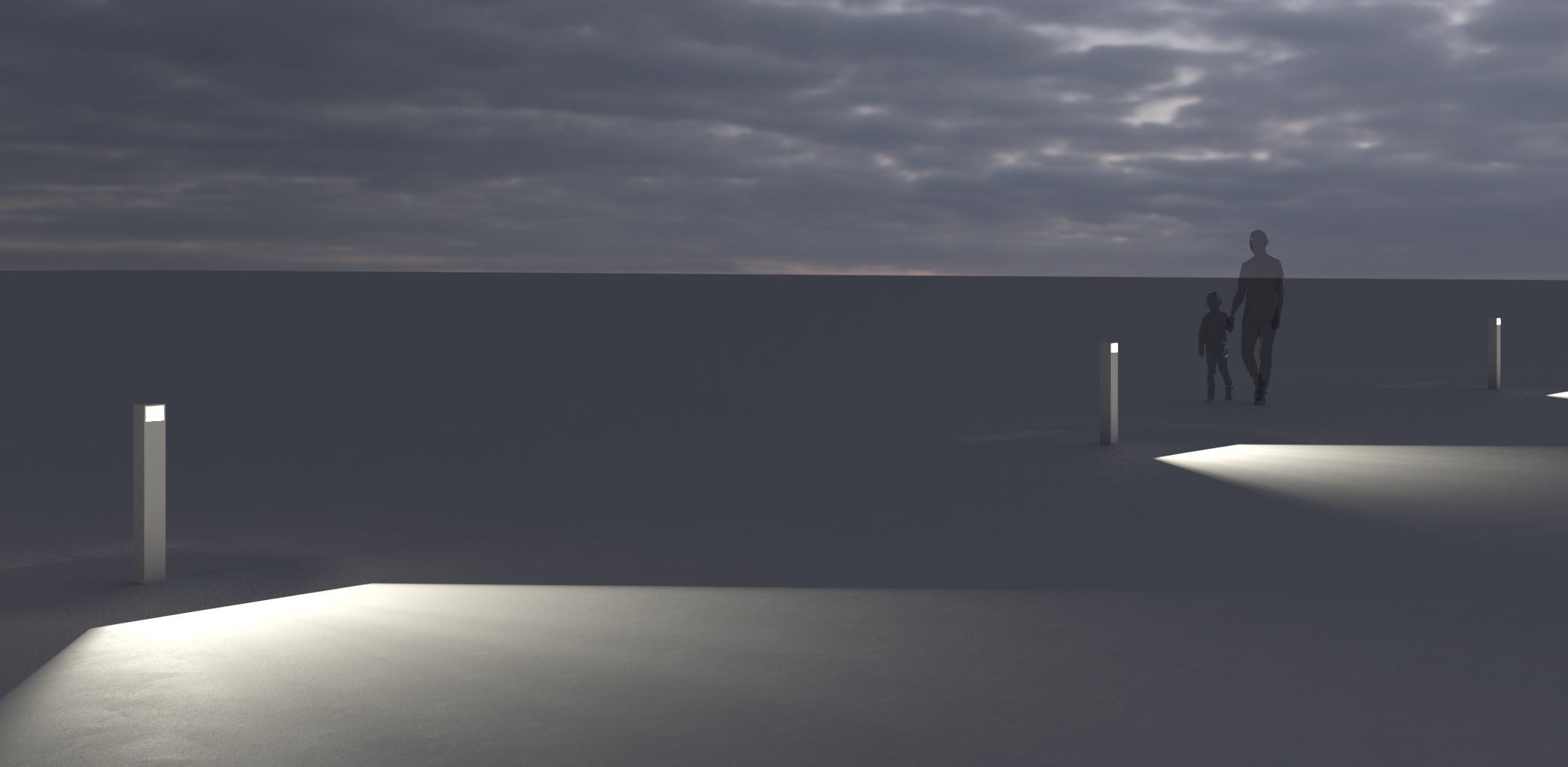 1080611 Мобильный светильник Platek MINI ONE Paletto  MINI ONE Bollard H. 800 mm - LED 3000K 1 Opening  - Вид №7