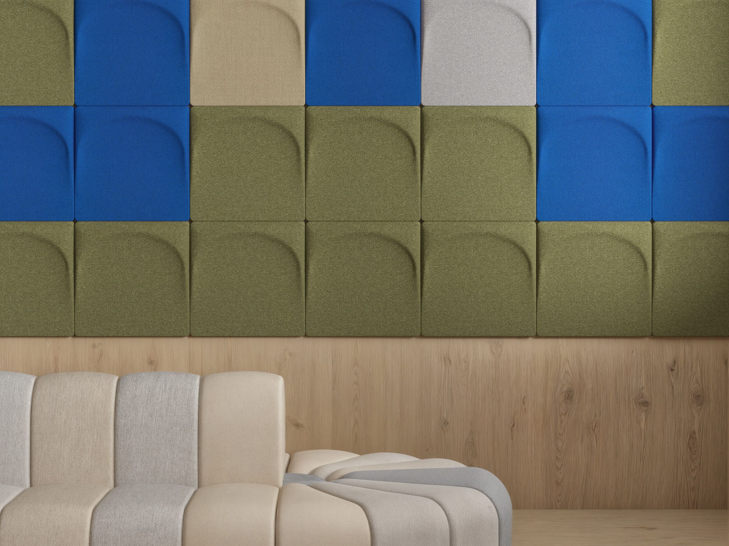 Акустическая панель из ткани для офиса Bla Station DRIP ARCH-00150797 - Вид №5