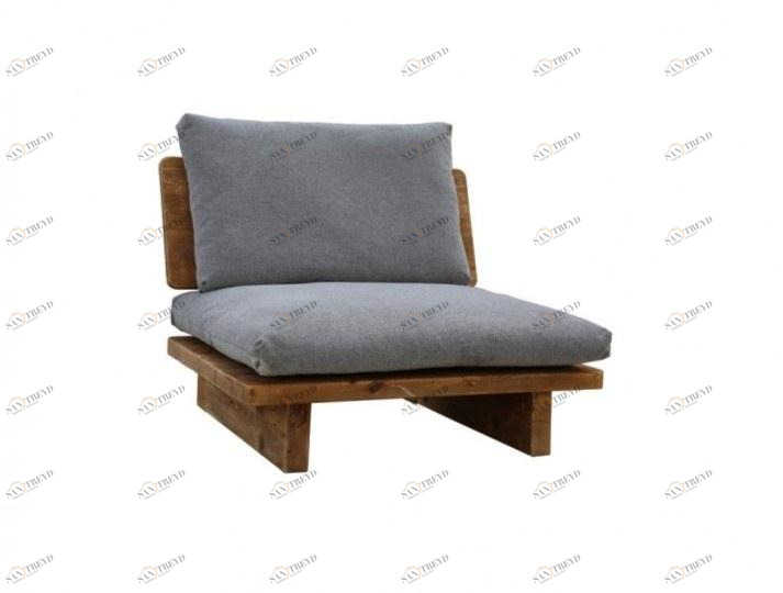 Arrediorg.it® Мягкое кресло из ткани и массива дерева Woodside Ah206-1 sofa 