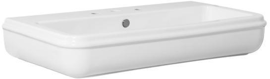 CHLP09046T0M Подвесная раковина настенная прямоугольная Azzurra Ceramica CHARME белая