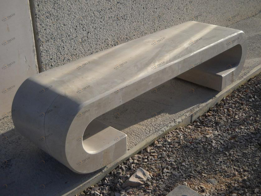 Manufatti Viscio Скамейка из абрикенового камня без спинки  Cp03 