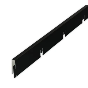 Профиль грильято Албес мама 100x100x40 мм черный 0.6 м