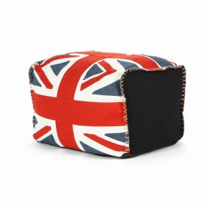 Пуф Tuileries английский флаг LAZY LIFE PARIS ДИЗАЙНЕРСКИЕ 051204 Белый;красный;синий;разноцветный