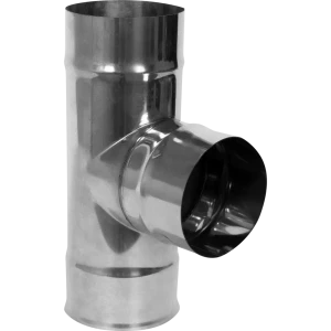 Тройник 90 градусов Ferum 120 мм 0.5 м нержавеющая сталь 17135542 STLM-2122855
