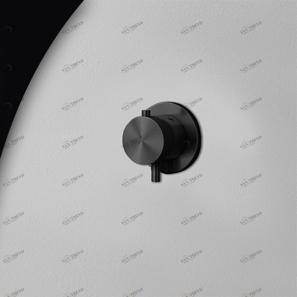 Термостат для душа карбон Hiro Radomonte HIR90C