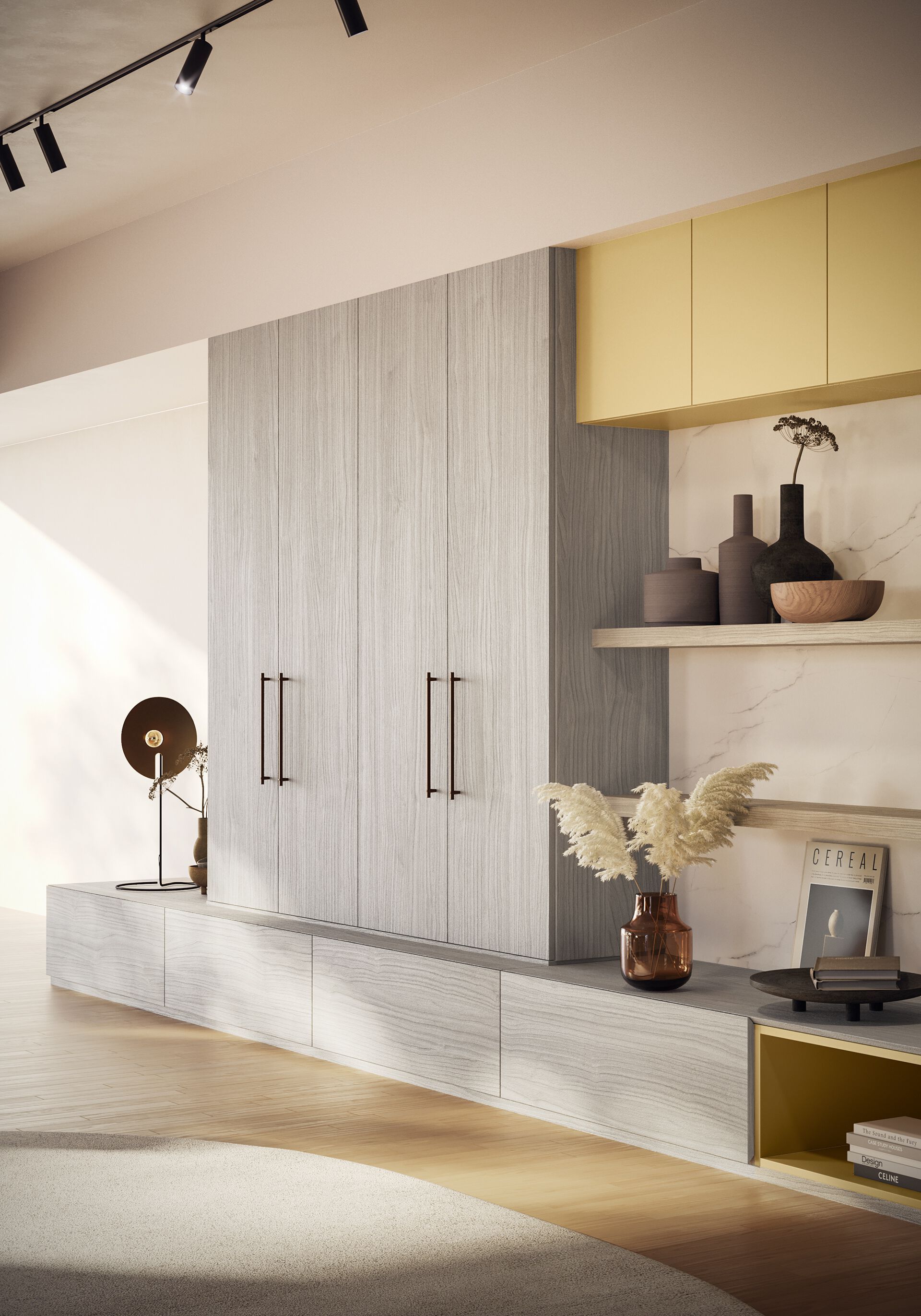 Оборудованная стена / книжный шкаф Giessegi день за днем ARCH-00008578 - Вид №3