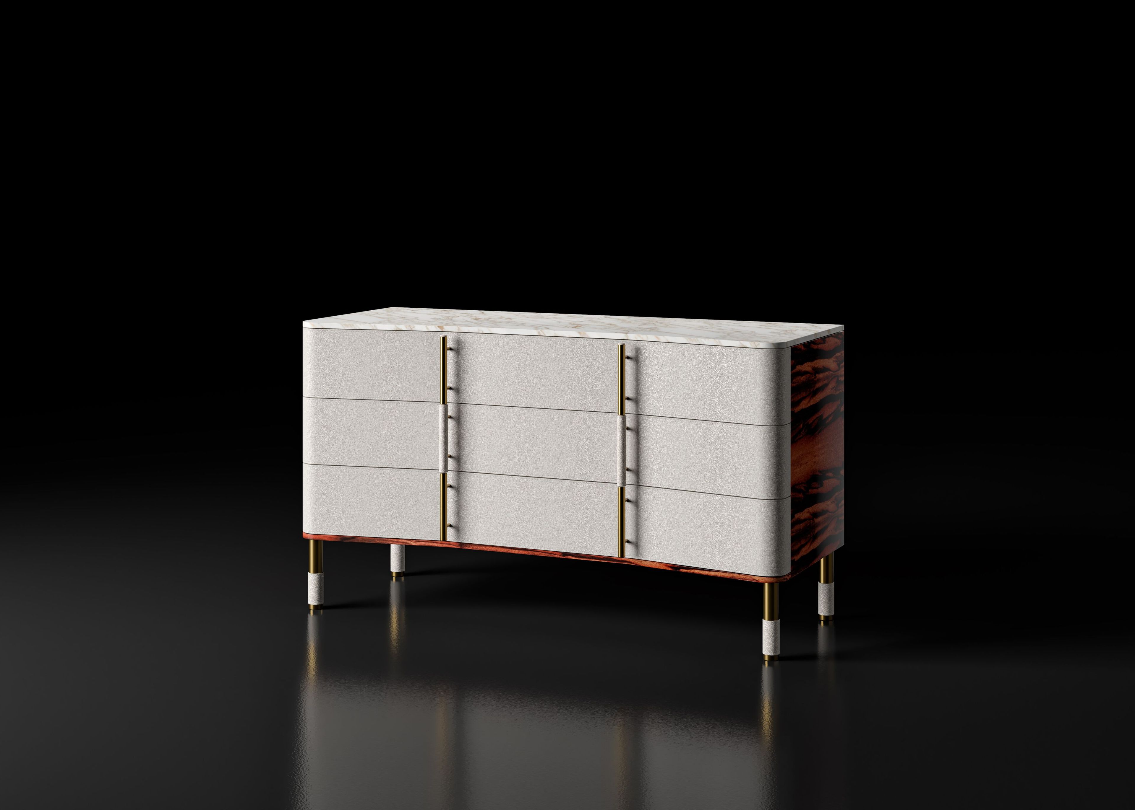 Кожаный комод Former In Italia SILEA ARCH-00148694 - Вид №3