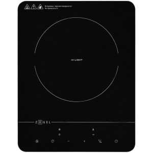 9979557 Плита компактная электрическая ZUGEL ZEHF280B черный