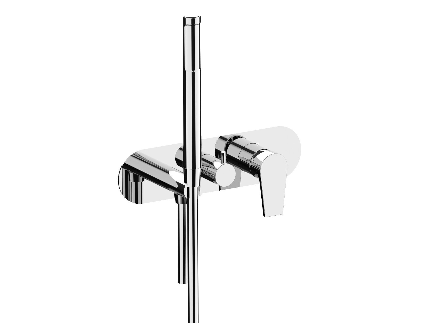 Однорычажный встраиваемый смеситель для ванны с ручным душем Rubinetterie Frattini отдельная эстетика ARCH-00002063 - Вид №1