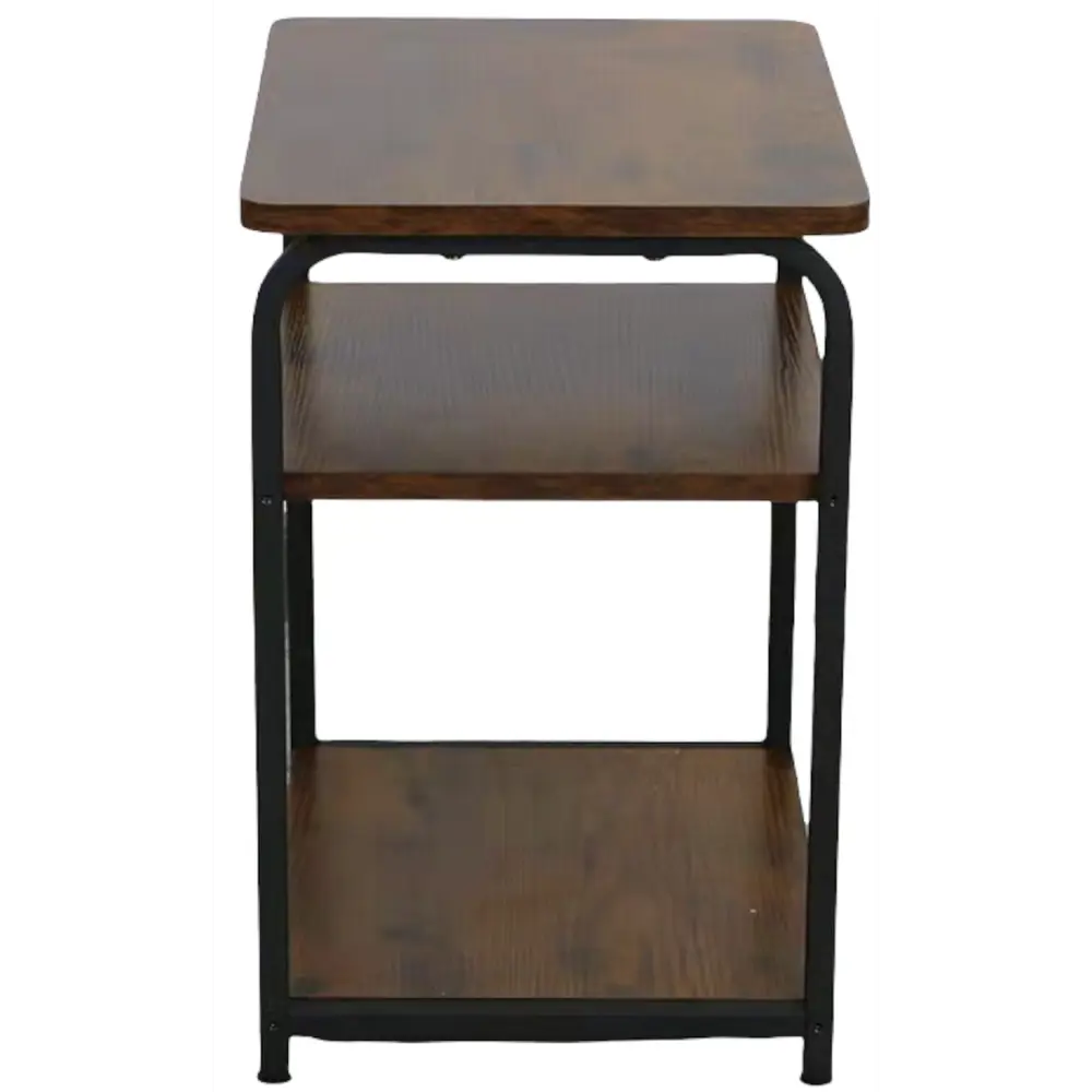 Столик кофейный на 2 полки 40x30x47 см цвет черный дуб DREAM RIVER STLM-2101895 - Вид №1