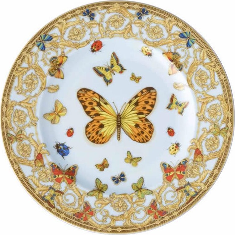 62472 Rosenthal Versace Тарелка десертная Rosenthal Versace Сад Версаче 18см, фарфор Фарфор 