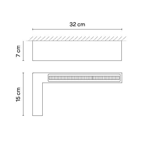 Алюминиевый светодиодный потолочный светильник Vibia смещение ARCH-00053559 - Вид №8