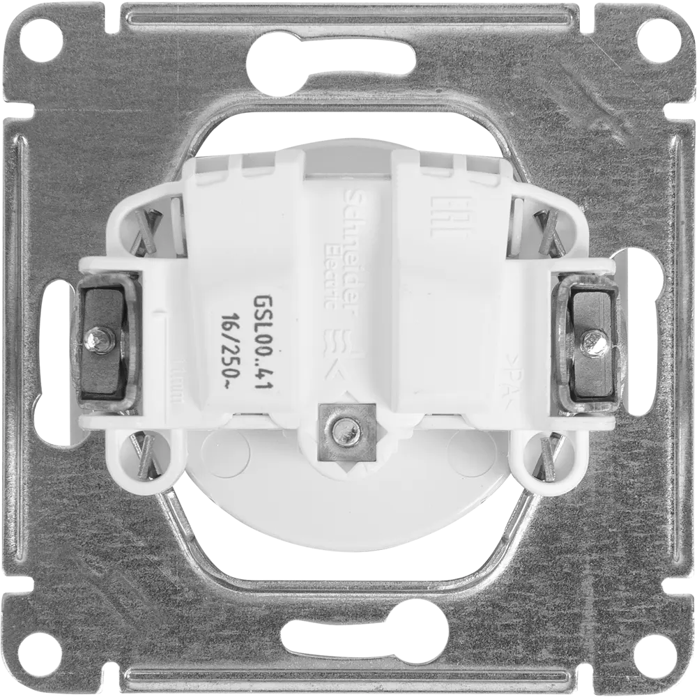 Розетка встраиваемая Systeme Electric Glossa без заземления цвет молочный 84693600 STLM-2173587 - Вид №3