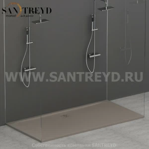 DP18090505 Душевой поддон 180х90 см цвет Кашемир Globo DOCCIAPIETRA Италия